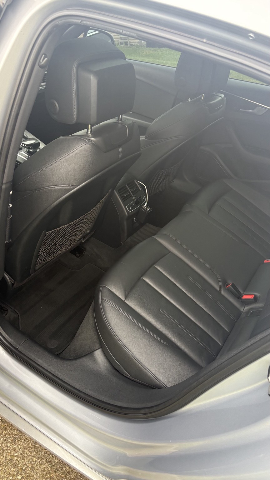 Rear seats and carpet after detailing
